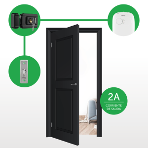 Iluminación, Fuentes D/C y cerraduras