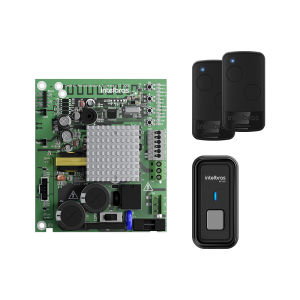 COMBO 7 - Tarjeta controladora de motores Universal CI 2000 con 2 controles EP 02 y boton inalambrico hasta 100 m