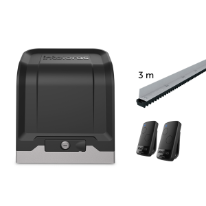 Motor Deslizante de Residencia DR FAST 600 KG con 2 controles EP 02 y 3 metros cremallera