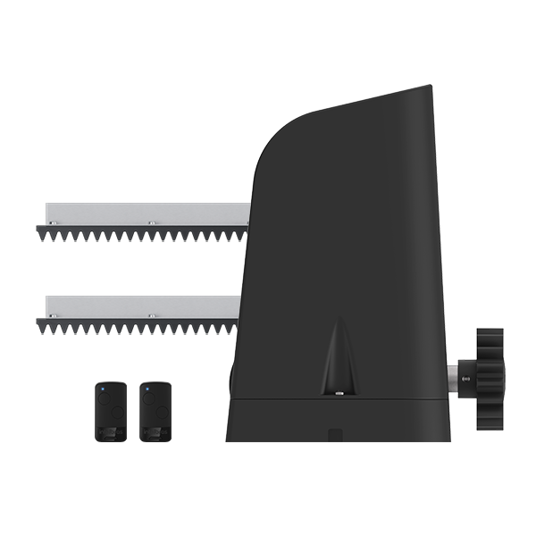 KIT Motor Deslizante para casas o departamento de bajo flujo DR400 Kg NY Con 2metro de Cremallera Nylon Base y Engranaje de Nylon