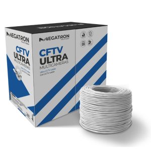 CABLE CCTV 4Px24 AWG 300mt. ANTILLAMA BLANCO CERTIFICADO