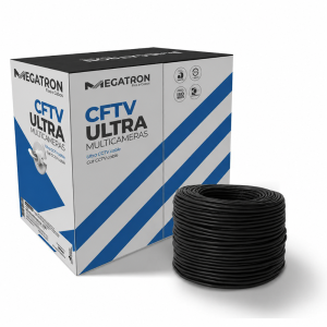 CABLE CCTV 4Px24 AWG 300mt. NEGRO CERTIFICADO Protec. UV