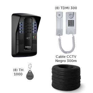 KIT CENTRAL COLLECTIVE 8i Con TDMI 300 y Cable CCTV Certificado 300m